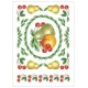 Kalkomania artystyczna - Delicious Fruit Med Box Design