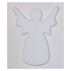 Naklejki kreatywne - Aniołek (angel) biały 10 sztuk