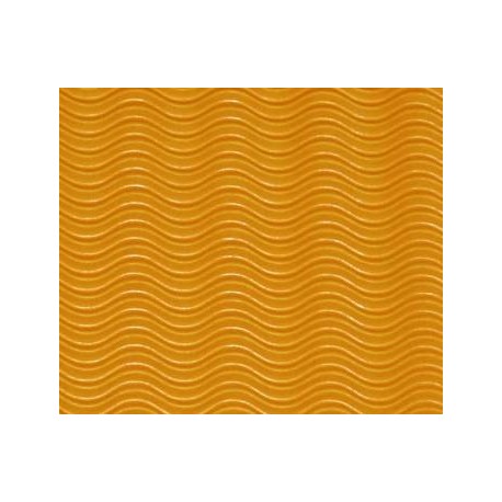 Tektura falista - fala 3D 25 x 35 cm żółta