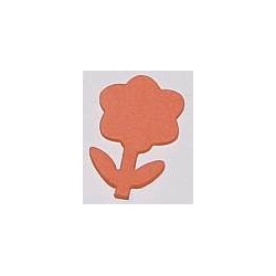 Naklejki kreatywne - Kwiatek pomarańczowy 12 sztuk