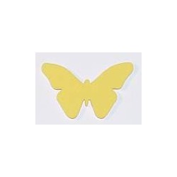 Naklejki kreatywne - Motylek żółty delikatny 10 sztuk