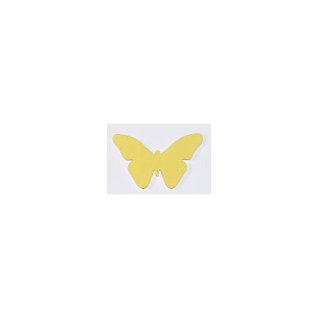 Naklejki kreatywne - Motylek żółty delikatny 10 sztuk