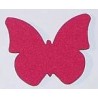Naklejki kreatywne - Motylek czerwony pełniejszy 10 sztuk
