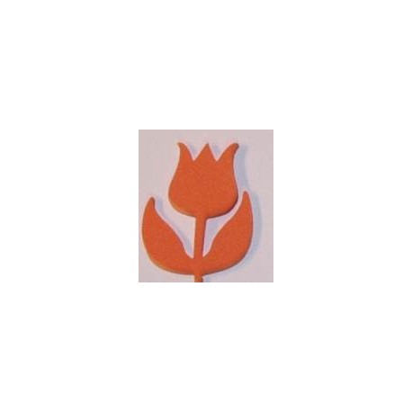 Naklejki kreatywne - Tulipan pomarańczowy 9-11 sztuk