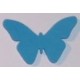 Naklejki kreatywne - Motylek niebieski delikatny 10 sztuk