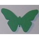 Naklejki kreatywne - Motylek zielony delikatny 10 sztuk