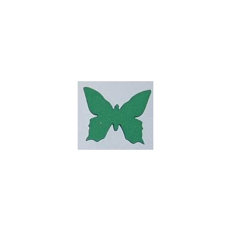 Naklejki kreatywne - Motylek zielony stylizowany 10 sztuk
