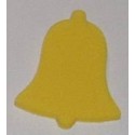 Naklejki kreatywne - Dzwonek żółty 12 sztuk