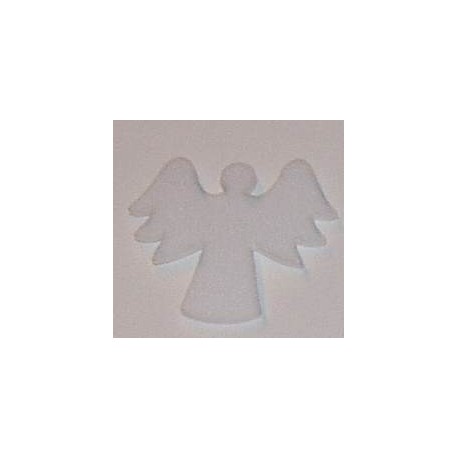 Naklejki kreatywne - Aniołek biały z dużymi skrzydłami 12 sztuk