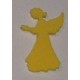 Naklejki kreatywne - Aniołek żółty smukły 12 sztuk