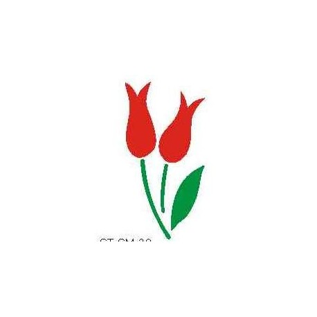 Szablon mini tulipany 39