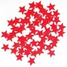 Satynowe gwiazdy - czerwone 100 szt.