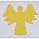 Naklejki kreatywne - Aniołek żółty z dużymi skrzydłami 12 sz