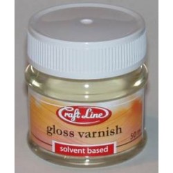 Lakier syntetyczny 50ml - Varnish gloss solvent based