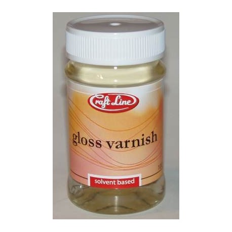Lakier syntetyczny 100ml - Varnish gloss solvent based