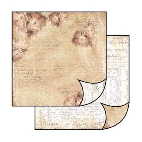 Papier do scrapbookingu dwustronny 31,2x30,3 cm - Fiori