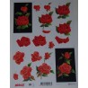 Motywy 3D do dekorowania 119 - Czerwone róże