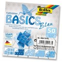 Papier do origami Basics 10 cm mix niebieskie