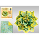 Papier do origami Florentine Paradiso 10 cm zielono-pom