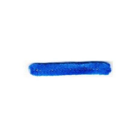 Drut Chenille 6mm 30cm 5 szt niebieski
