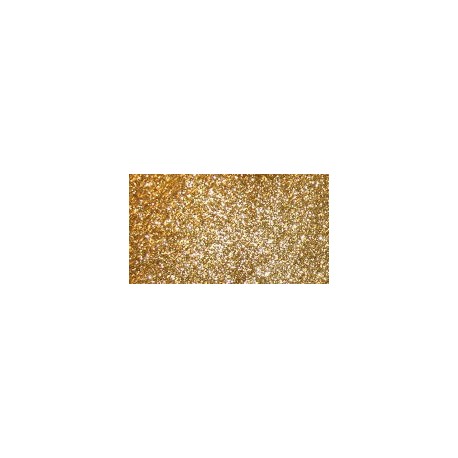 Guma zamszowa z brokatem (mikroguma) - 20x29 cm złota