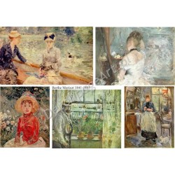 Papier do decoupage ITD 130 - Berthe Morisot