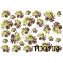 Papier do decoupage ITD 104 - Wiązanki róż