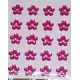 Stickery samoprzylepne różowe kwiatki