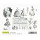 Papier Artistico Mini Dancing Figures 25X35 022