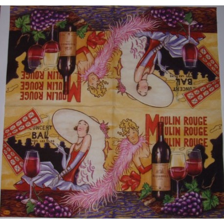 Serwetki do decoupage - Moulin Rouge