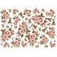 Papier ryżowy ITD Collection 033 - Róże jasno-różowe