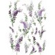 Papier ryżowy ITD Collection 103 - Delikatne fioletowe kwiaty