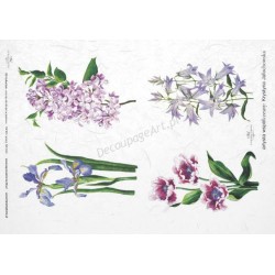 Papier ryżowy ITD Collection 0122 - Kwiaty Krystyny 1