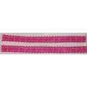 Tasiemka bawełniana koronkowa samoprzylepna 223 pink