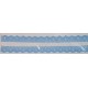 Tasiemka bawełniana koronkowa samoprzylepna 130 błękitny