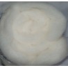 Czesanka warstwowa z owiec szetlandzkich 50g - naturalna biała