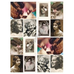 Papier do decoupage Digital Collection DGE01 - Portrety kobiet 1