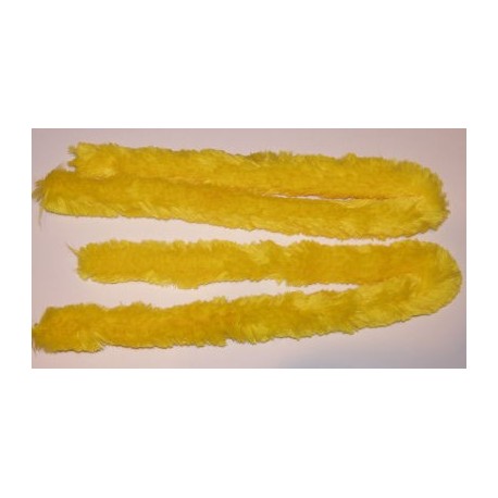 Drut chenille 30 mm 50 cm 2 szt. żółty