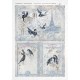 Papier ryżowy ITD Collection 185 - Paryż i ptaszki 2