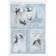 Papier ryżowy ITD Collection 189 - Paryż i ptaszki 3