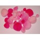 Pompony akrylowe mix 15-40 mm 30 sztuk w odcieniach różowych