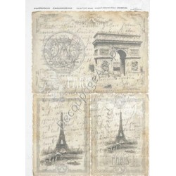 Papier ryżowy ITD Collection 0213 - Paryż