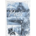 Papier ryżowy ITD Collection 0231 - Paryż blue