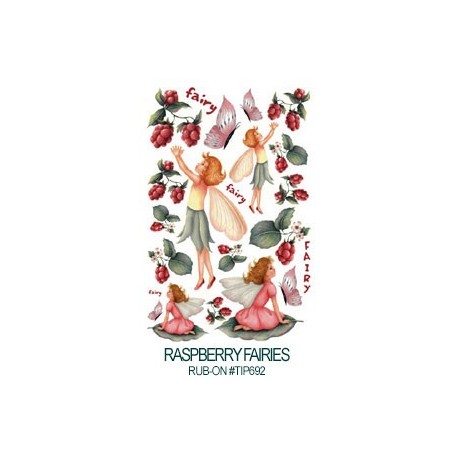 Kalkomania artystyczna - Raspberry Fairies