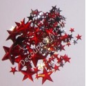 Kryształki dekoracyjne gwiazdy mix - czerwone