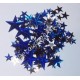 Kryształki dekoracyjne gwiazdy mix - niebieskie