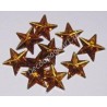 Kryształki dekoracyjne gwiazdy duże 10 szt złote