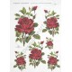 Papier ryżowy ITD Collection 170 - Czerwone róże