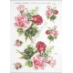 Papier ryżowy ITD Collection 330 - Róże i konwalie