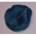 Czesanka merynos australijski 10g - 4606 turkusowo-niebieski